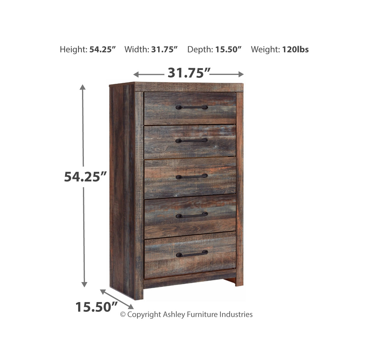 Drystan Queen Panel Bed with 2 Storage Drawers with Mirrored Dresser, Chest and 2 Nightstands