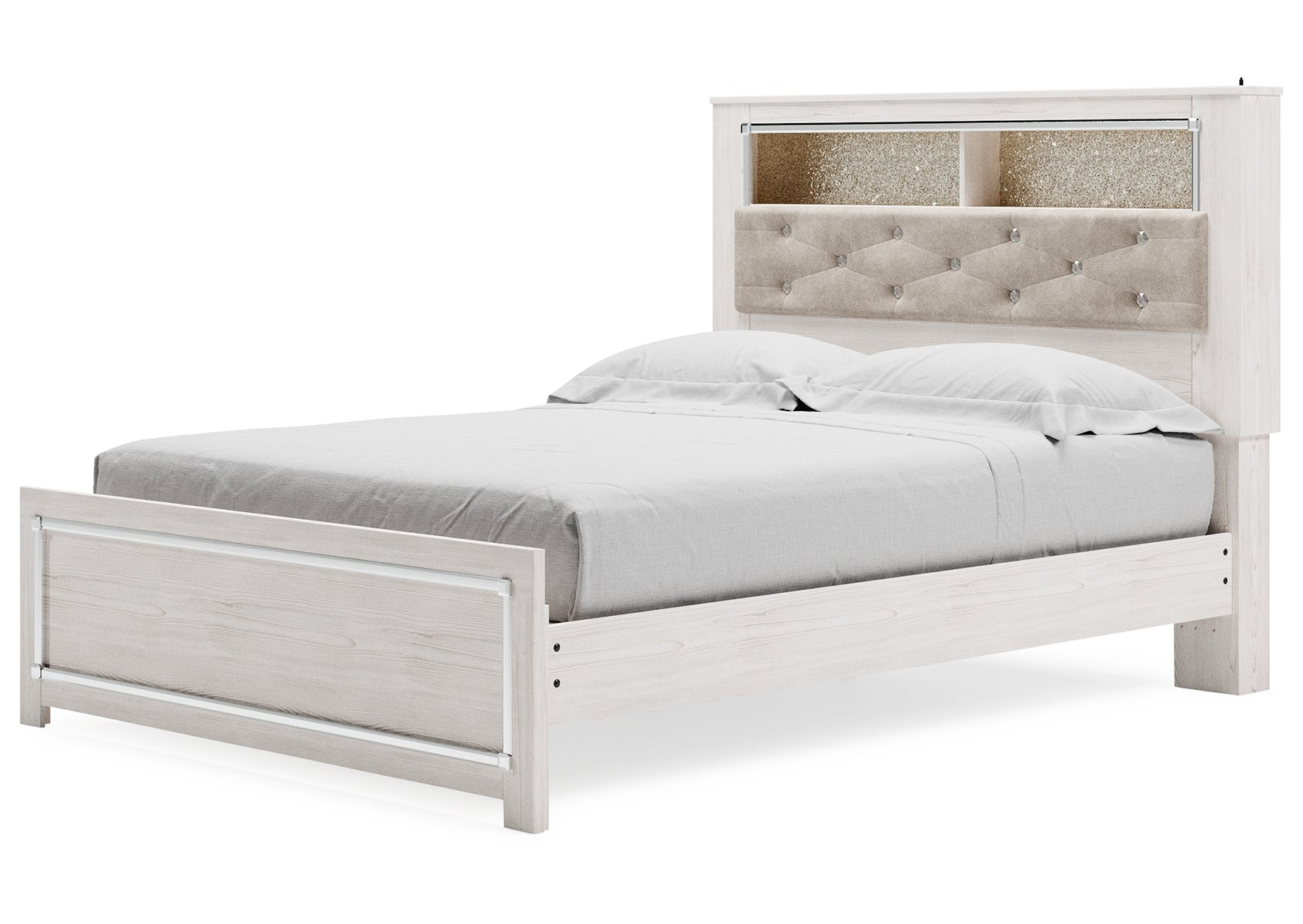 Altyra Queen Panel Bookcase Bed