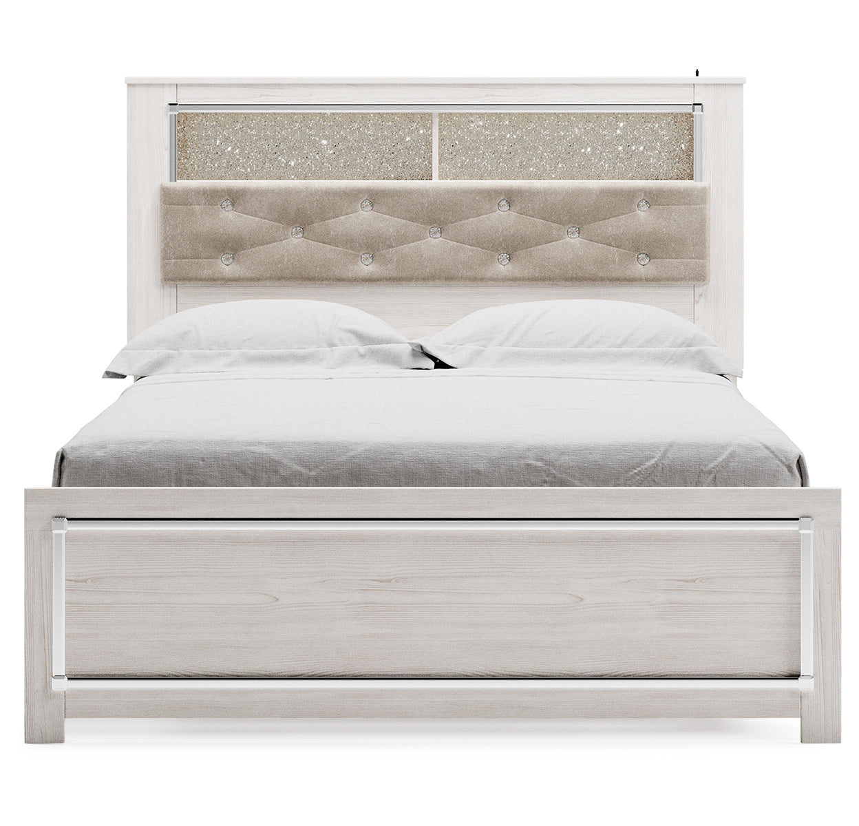 Altyra Queen Panel Bookcase Bed