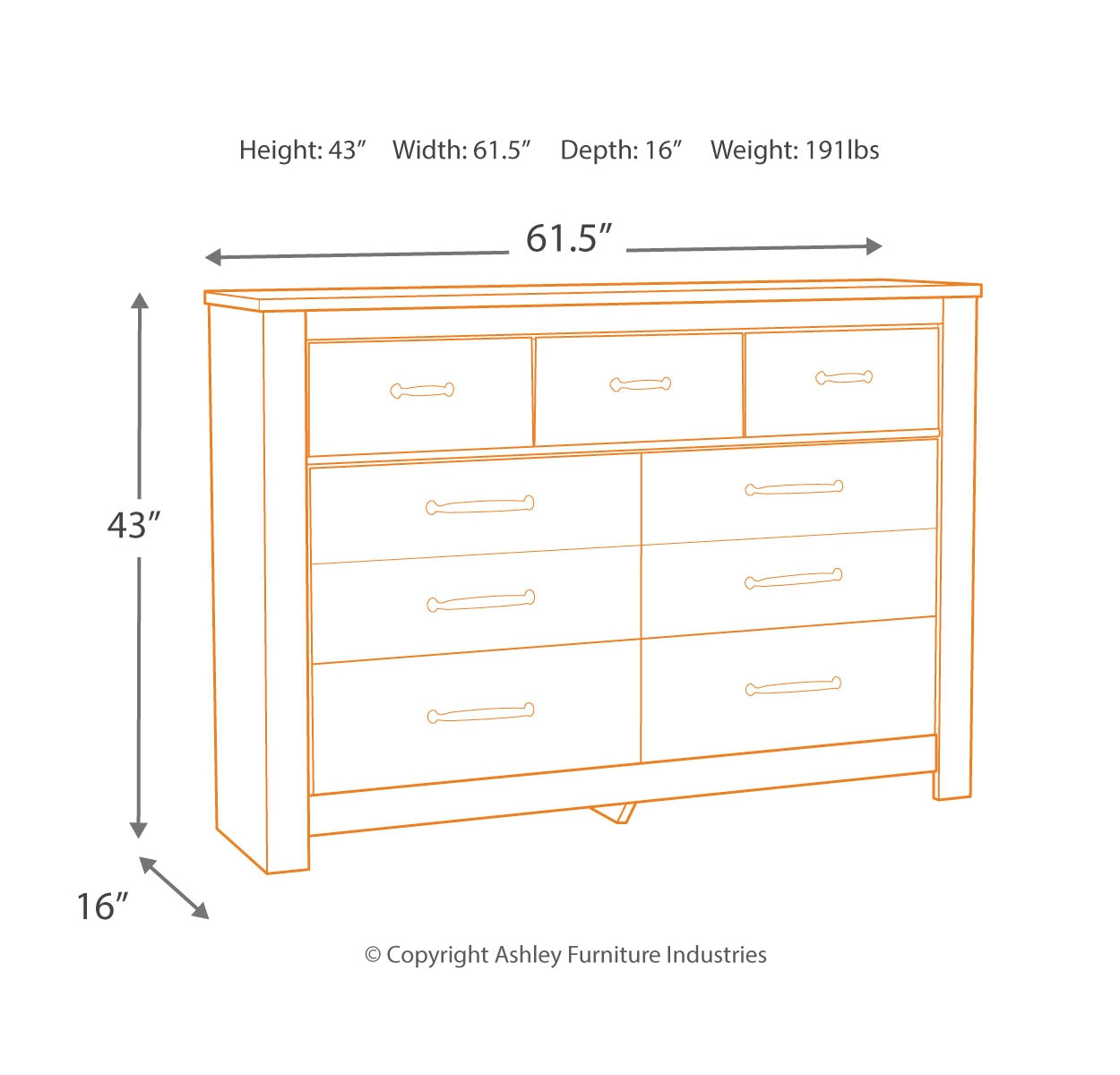 Bellaby King Platform Bed with 2 Storage Drawers with Mirrored Dresser and Nightstand