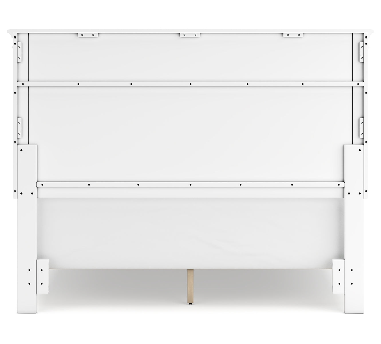 Fortman Queen Panel Bed with Mirrored Dresser