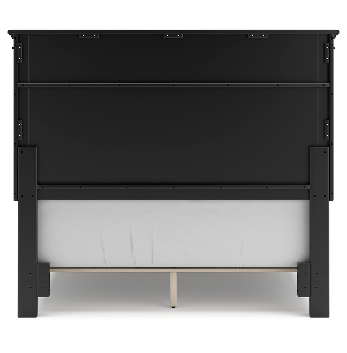 Lanolee Full Panel Bed with Mirrored Dresser