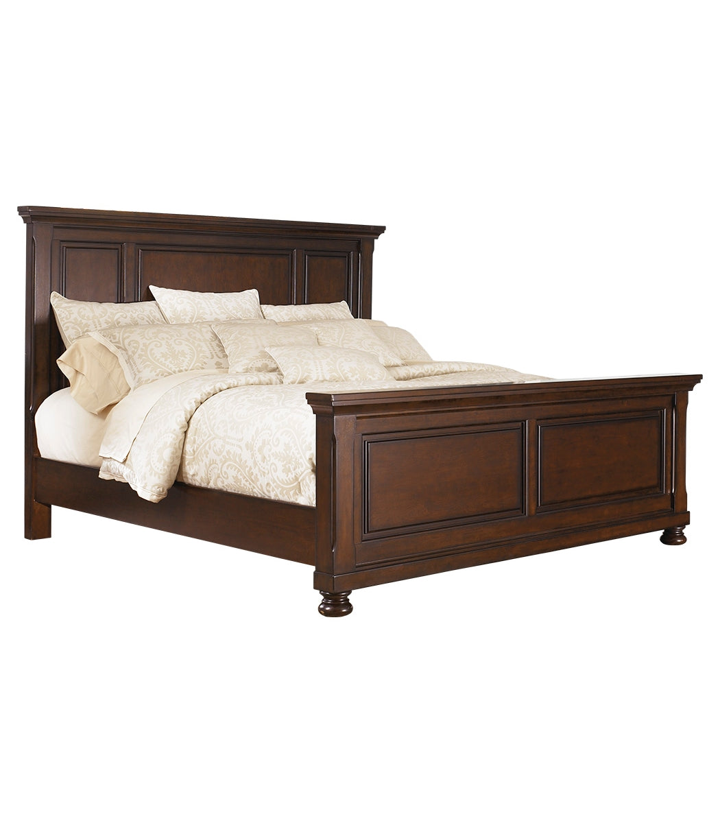 Porter Queen Panel Bed with Mirrored Dresser, Chest and Nightstand