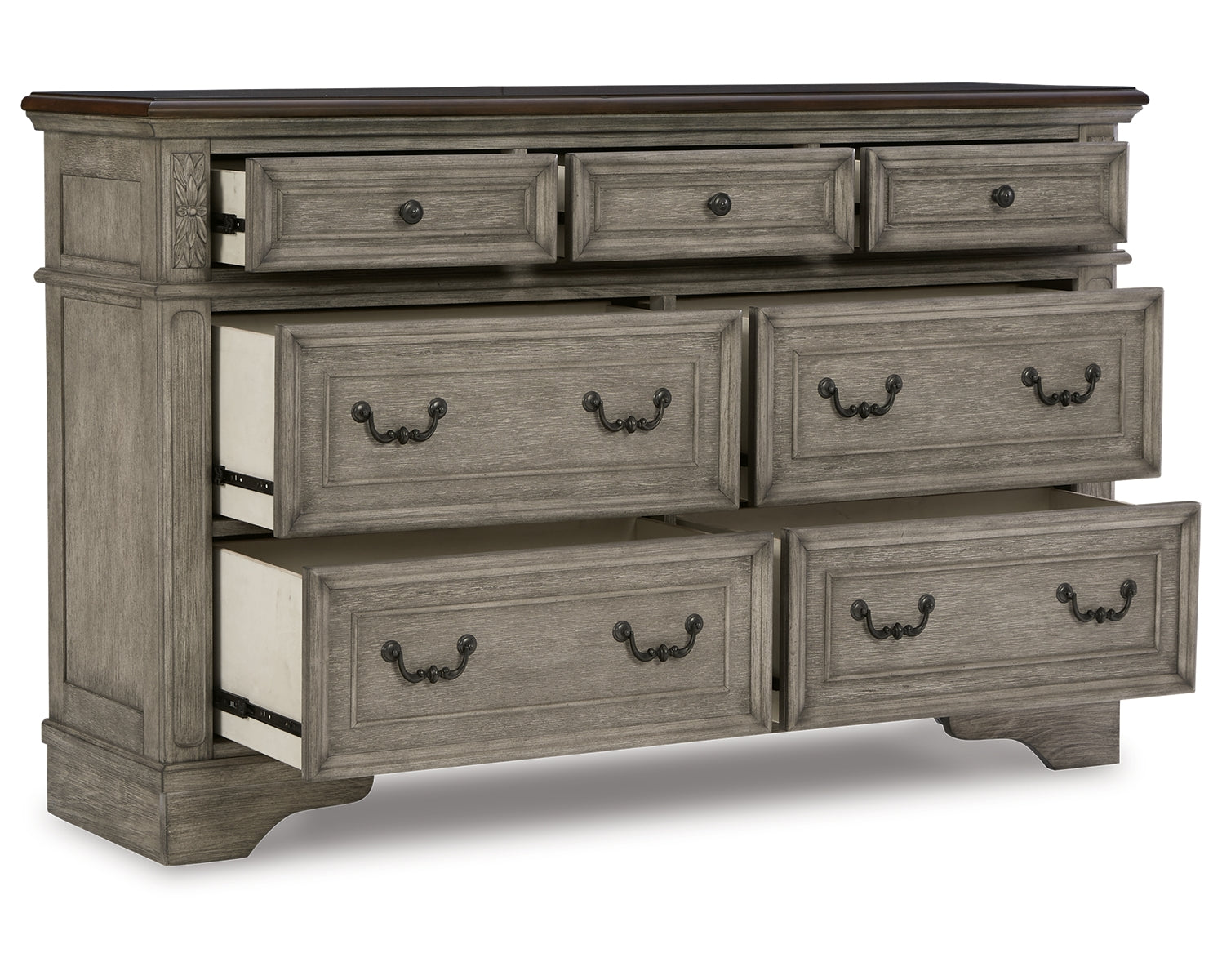 Lodenbay King Panel Bed with Dresser