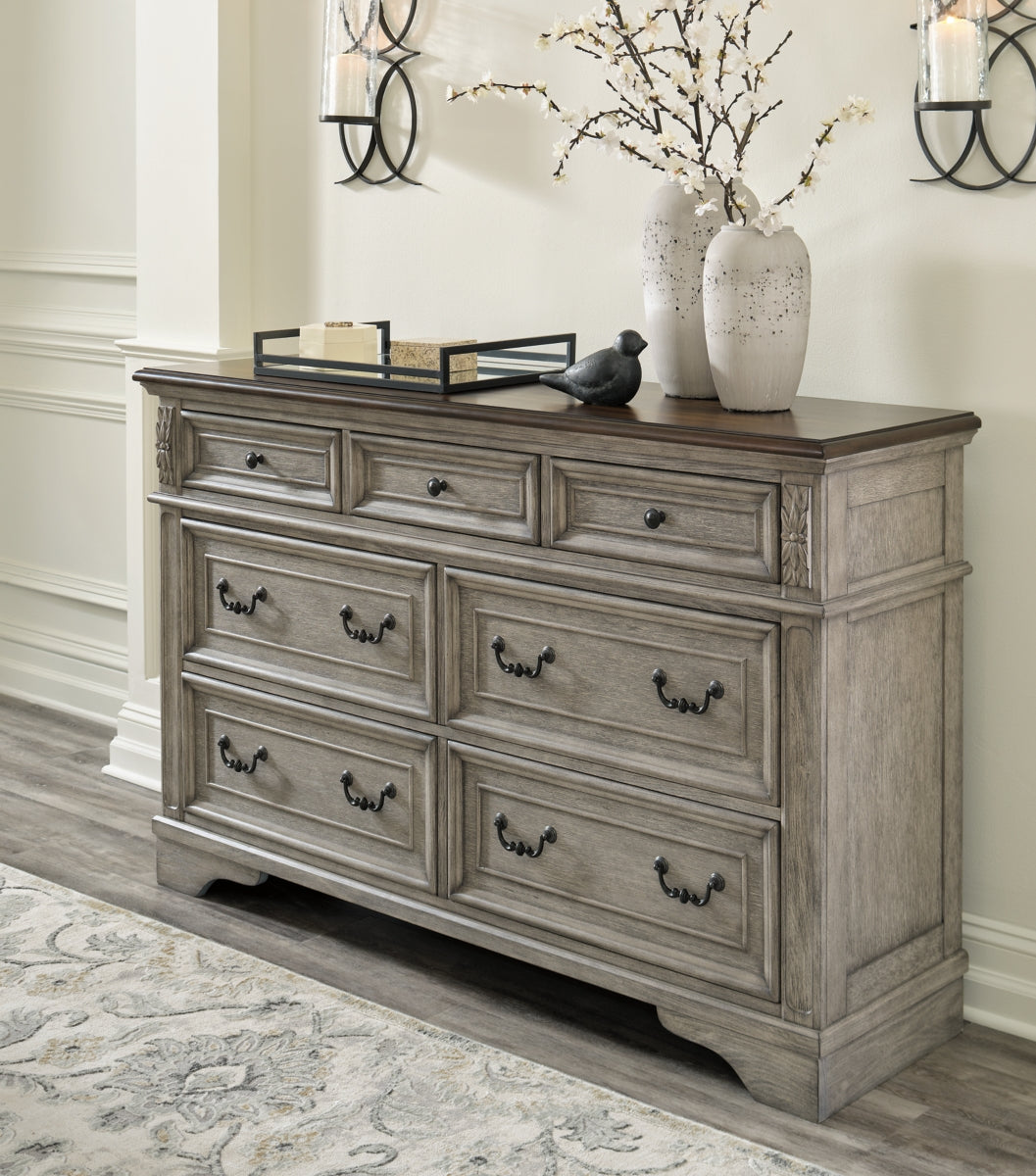 Lodenbay King Panel Bed with Dresser