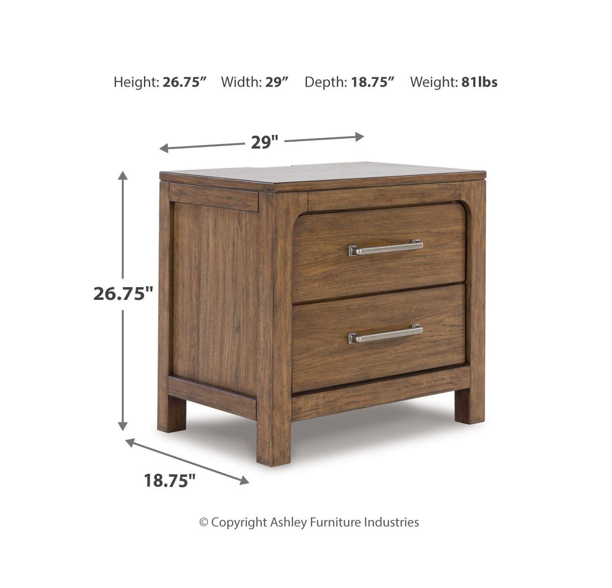 Cabalynn King Panel Bed with Storage with Mirrored Dresser and 2 Nightstands