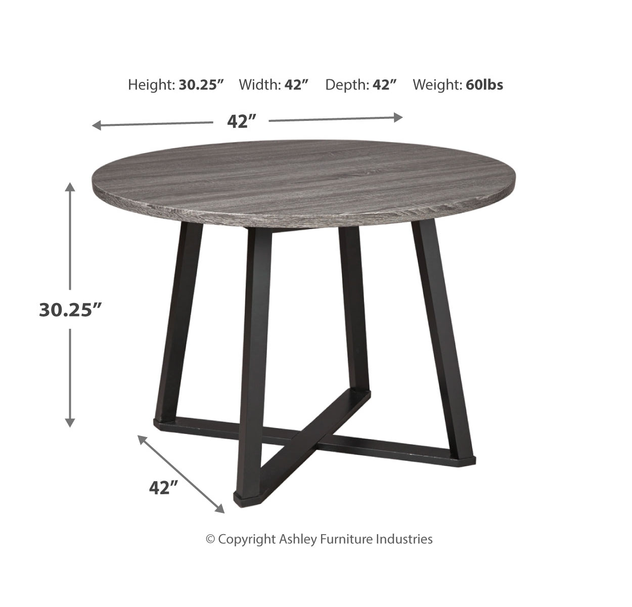 Centiar Dining Table and 4 Chairs