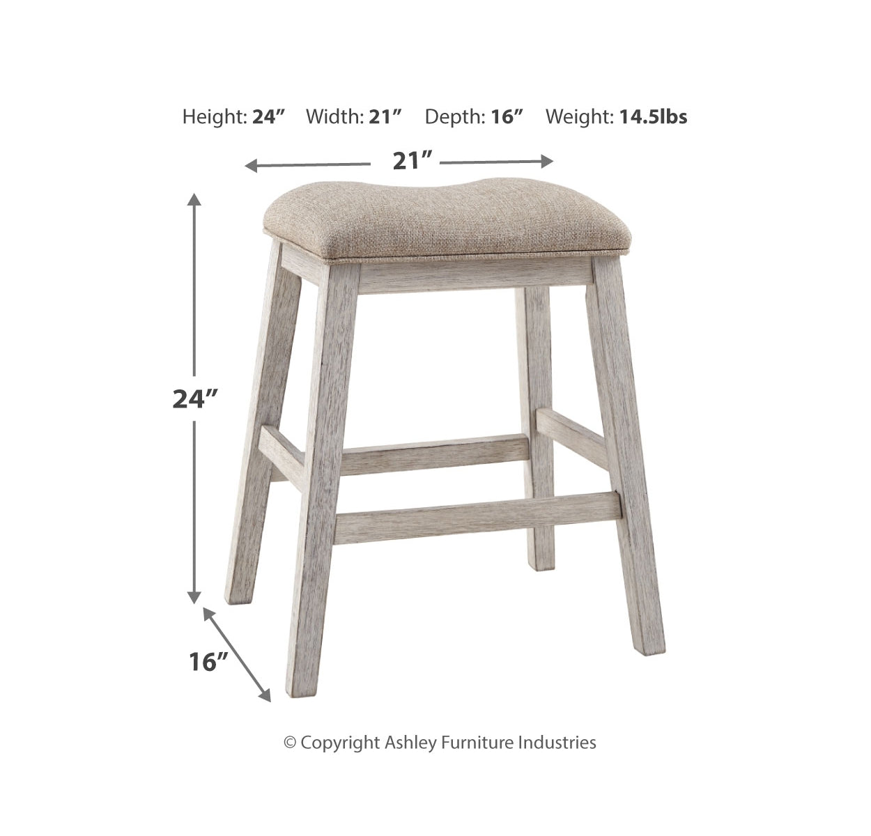 Skempton Counter Height Bar Stool (Set of 2)