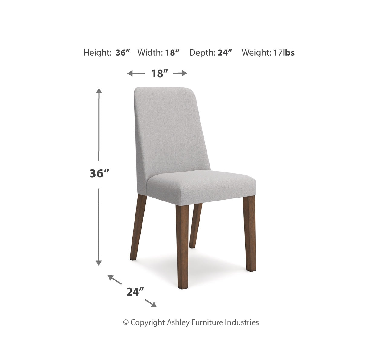 Lyncott Dining Table and 4 Chairs