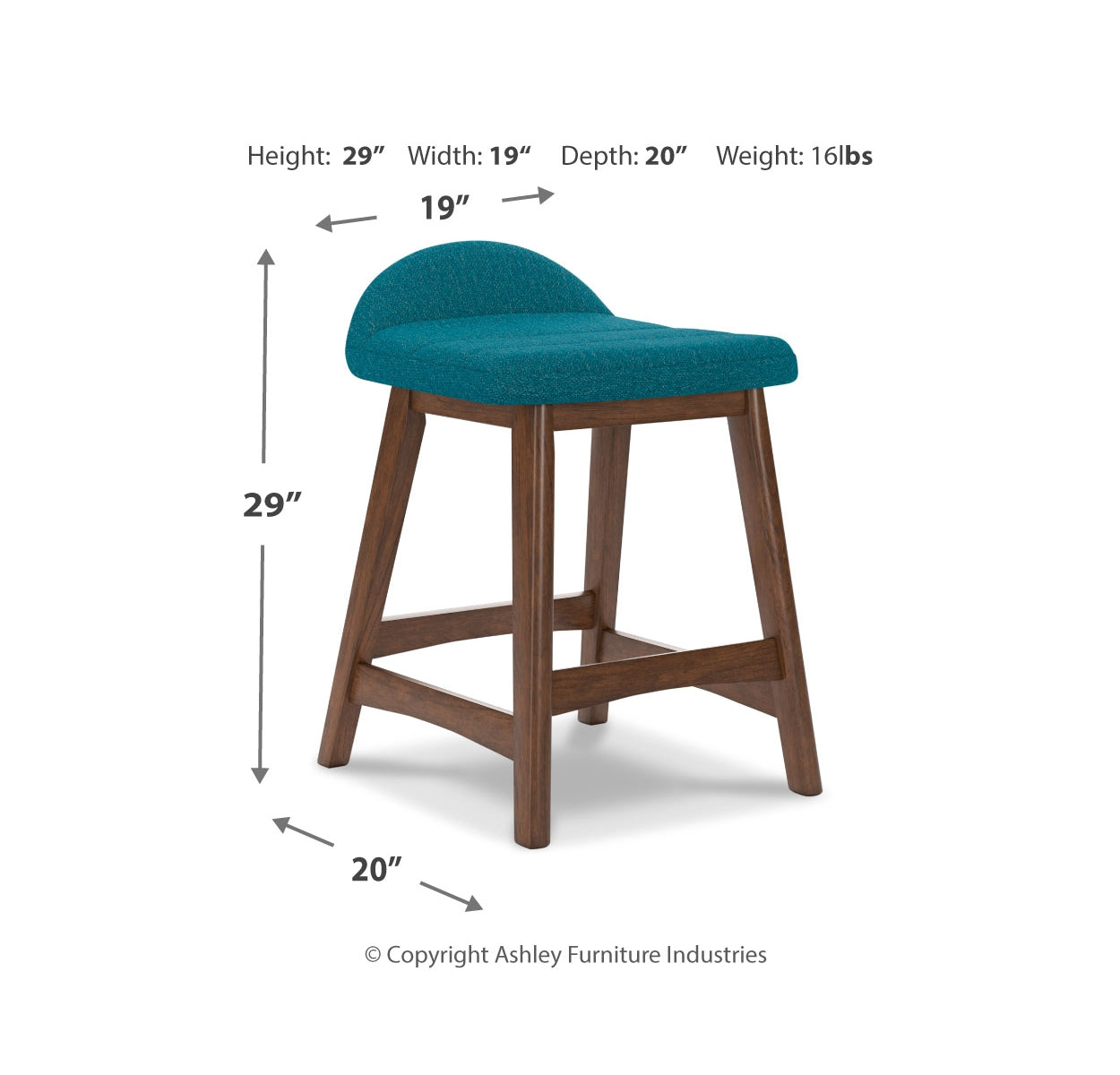 Lyncott Counter Height Dining Table and 4 Barstools