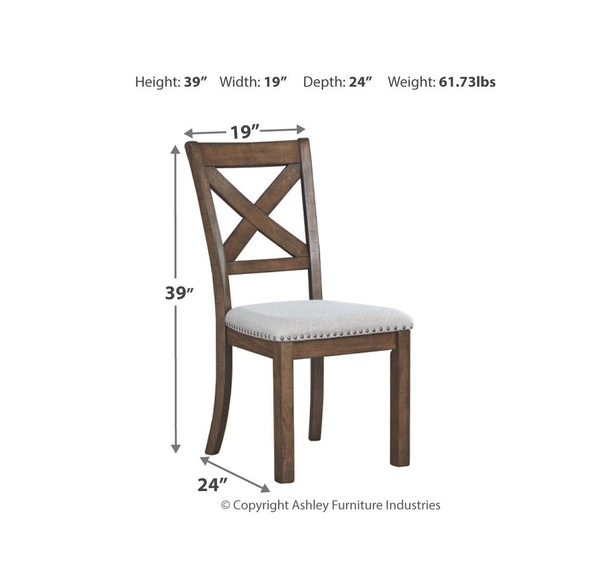 Moriville Dining Table and 4 Chairs and Bench