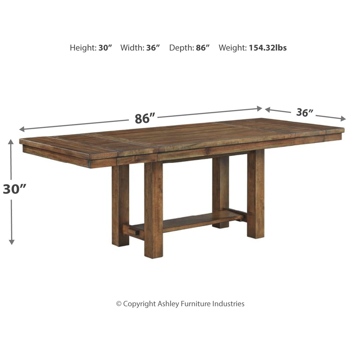 Moriville dining table and best sale 4 chairs and bench