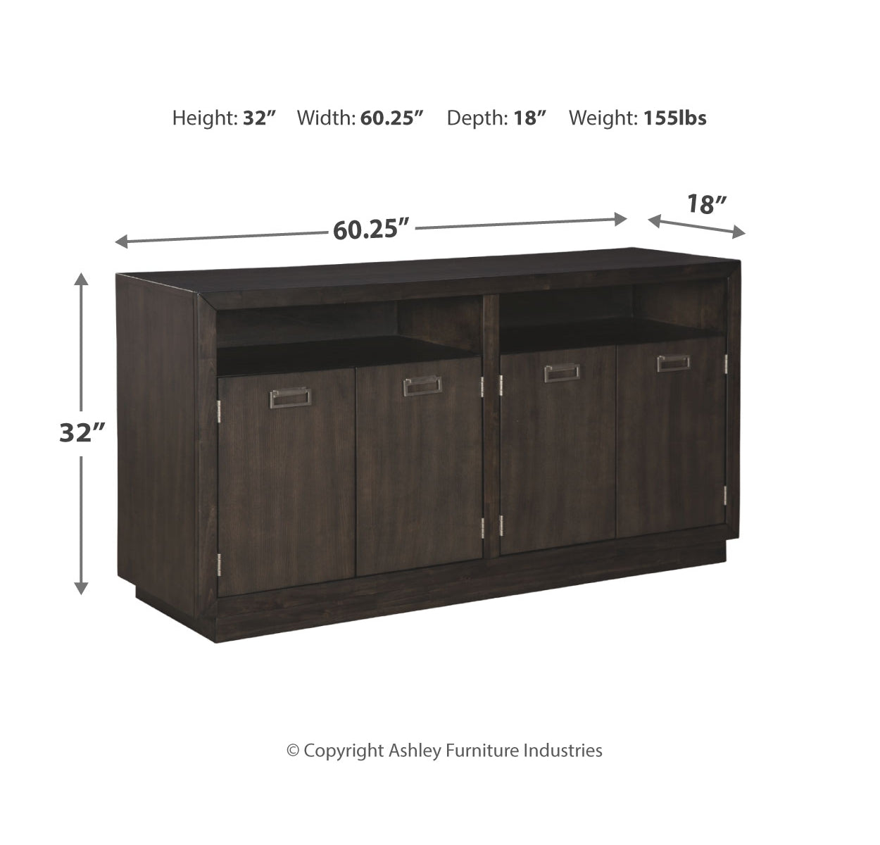 Hyndell Dining Table and 8 Chairs with Storage