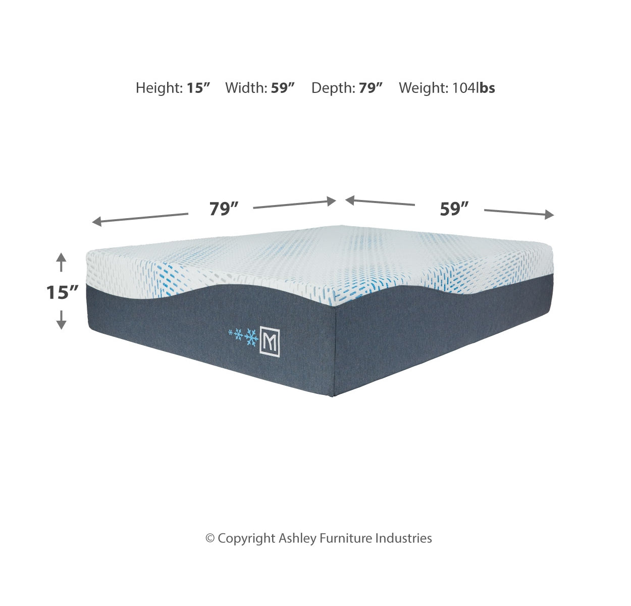 Millennium Luxury Plush Gel Latex Hybrid Mattress with Adjustable Base