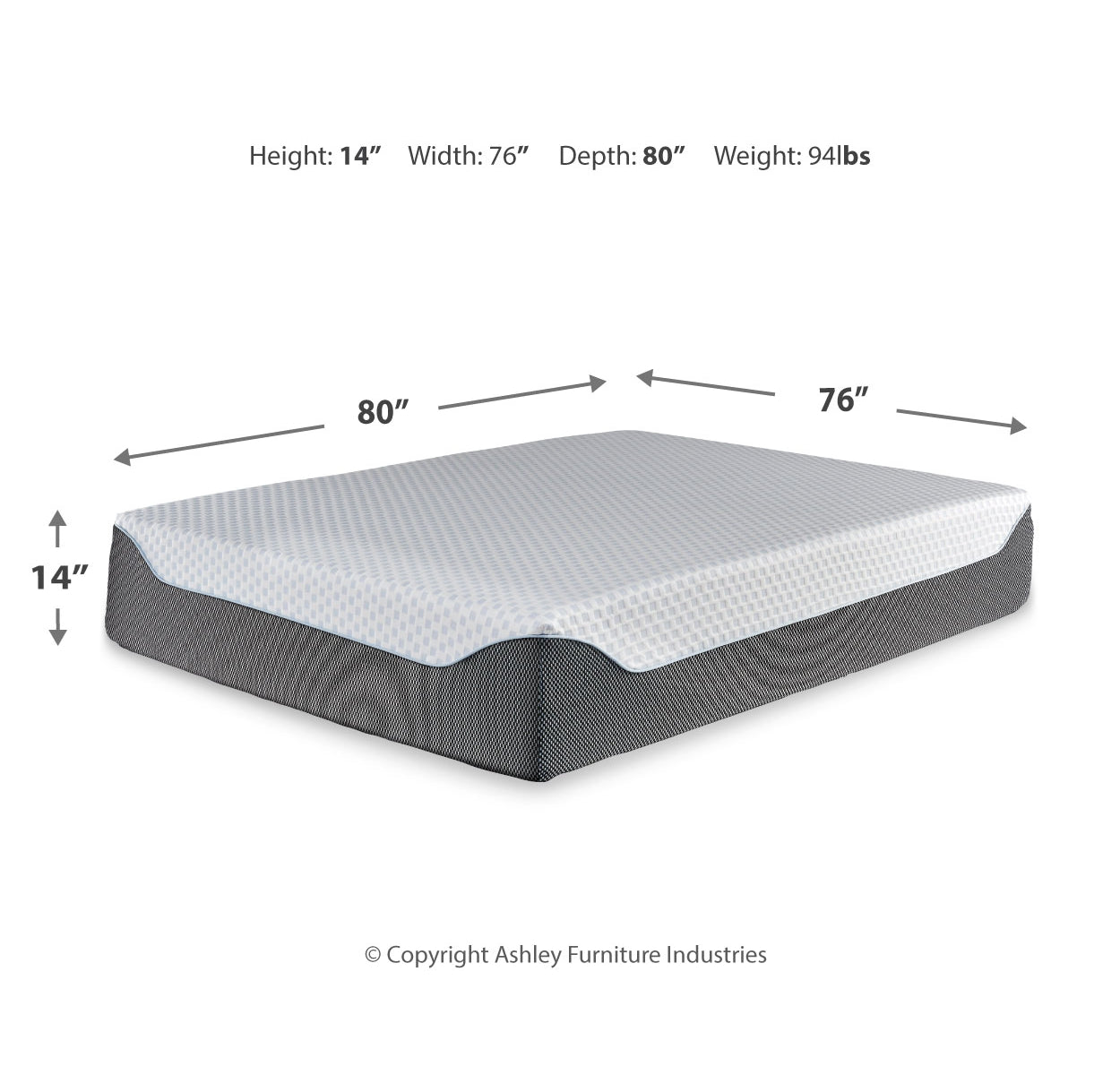 14 Inch Chime Elite Mattress with Adjustable Base