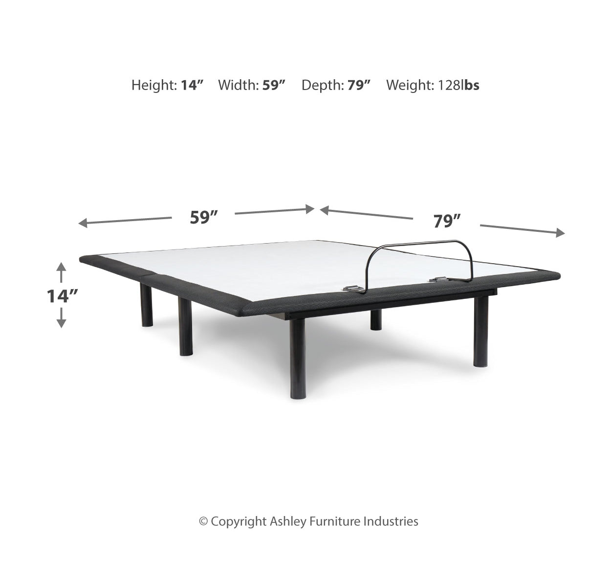 Millennium Cushion Firm Gel Memory Foam Hybrid Mattress with Adjustable Base