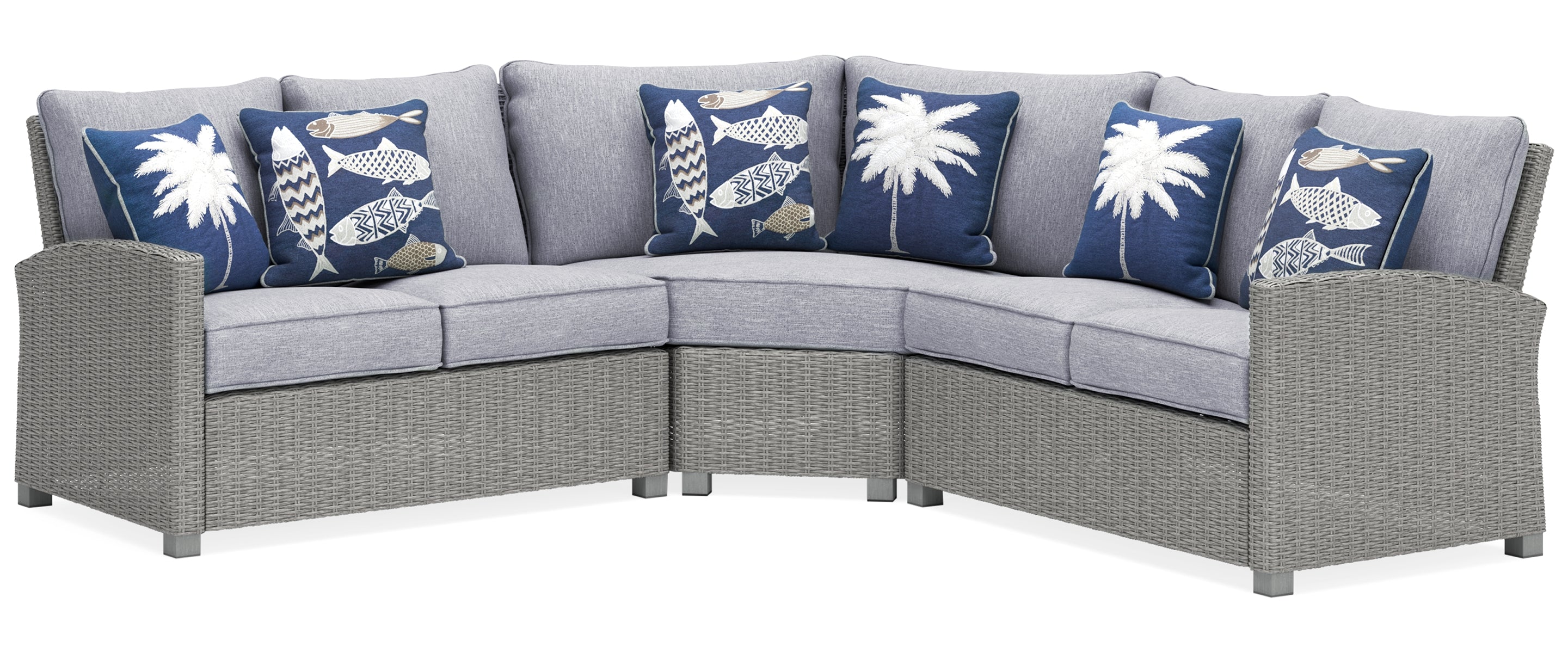 Naples Beach 3-Piece Outdoor Sectional