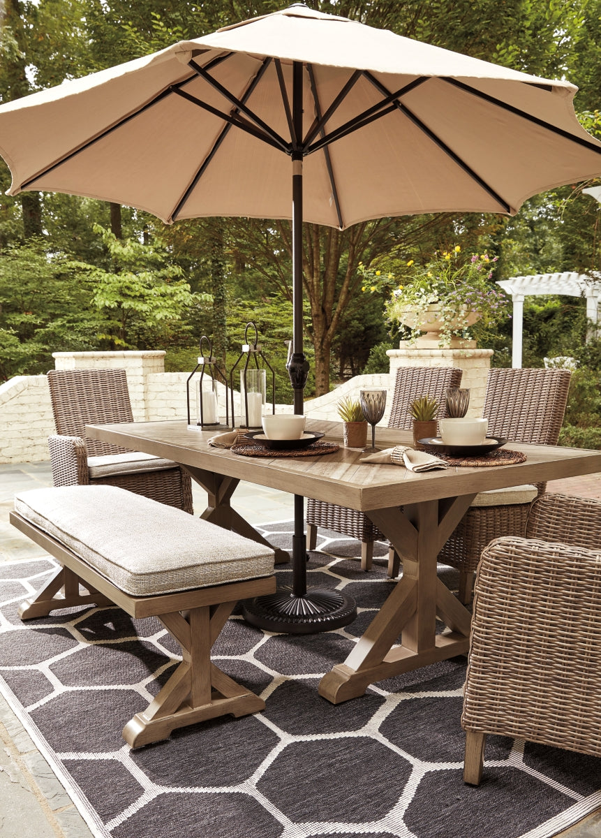 Beachcroft Outdoor Dining Table and 4 Chairs