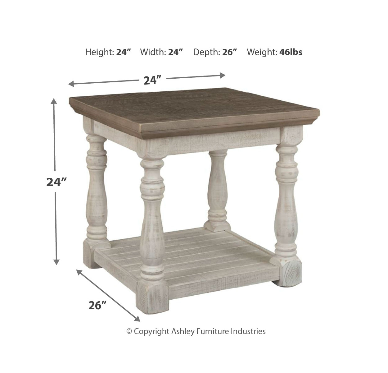 Havalance Coffee Table with 1 End Table